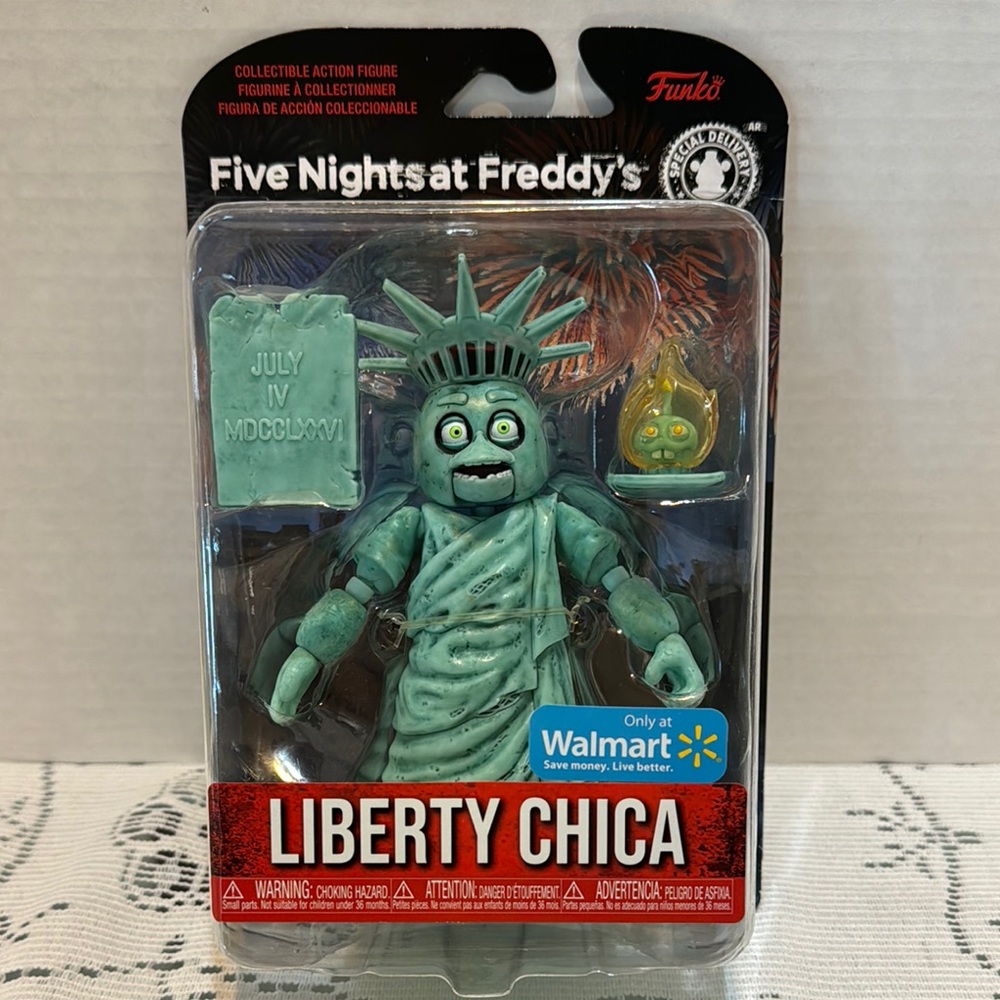 Five Nights at Freddy’s Liberty Chica Walmart Exclusive Figure Independence Day
